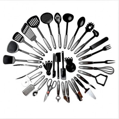 Amazon Hot Selling Complete Cooking Tools 40 Pieces Nylon Kitchen Utensils Set