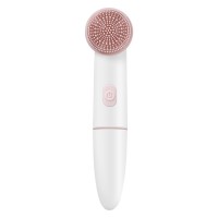 2020 3d manual waterproof electric silicone face facial washing clean cleaning cleansing brush pack for face