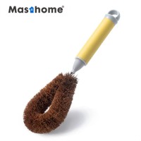 Masthome PP TPR handle Palm Pot Brush Kitchen Pans Dishes Cleaning Brushes