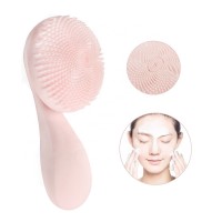 Rebeauty OEM acne pore face deep cleansing brush exfoliate sonic electronic rotating cleaning brush facial cleaner with handheld