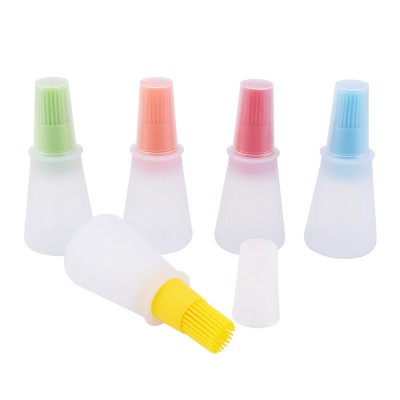 Pastry bread basting brush kitchen silicone oil brush bottle for bbq